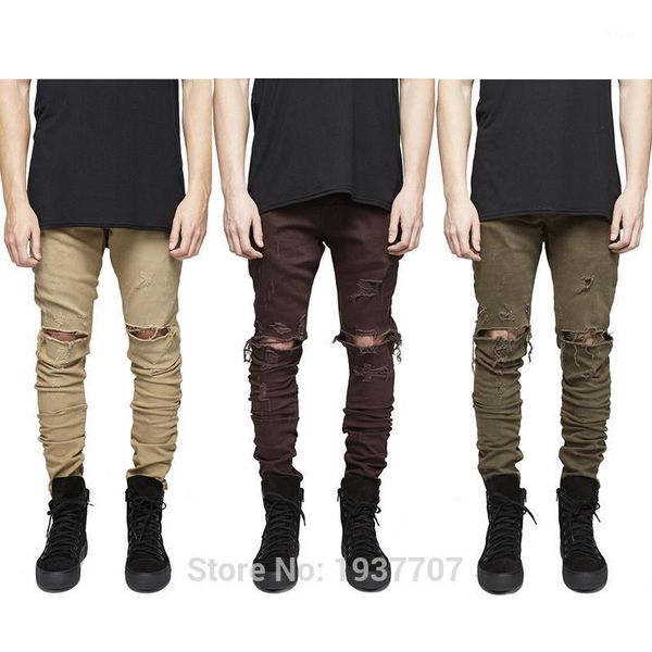 30-36 mens designer clothes green olive pants stretch khaki mens moto rock denim distressed skinny ripped jeans for men1, Blue
30-36 mens designer clothes green olive pants stretch khaki mens moto rock denim distressed skinny ripped jeans for men1, Blue