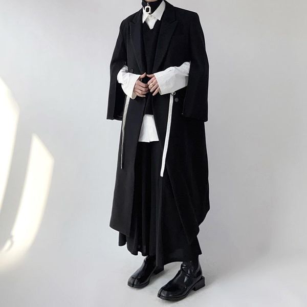 men's wool & blends 2021 woolen coat for men medium length winter british style thick loose trend trench, Black
men's wool & blends 2021 woolen coat for men medium length winter british style thick loose trend trench, Black