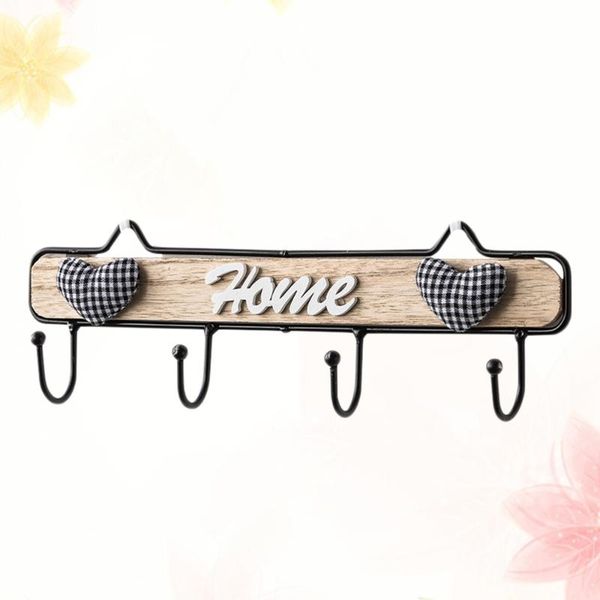 hooks & rails wall mounted hook rack wood iron hangers hanging towel rail home clothes coats organizer for kitchen bedroom bathroom (4 ho
hooks & rails wall mounted hook rack wood iron hangers hanging towel rail home clothes coats organizer for kitchen bedroom bathroom (4 ho