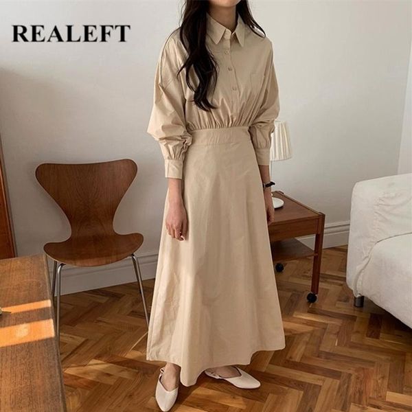 casual dresses realeft elegant solid long shirts 2021 autumn women lantern sleeve single breasted loose dress lady korean style, Black;gray
casual dresses realeft elegant solid long shirts 2021 autumn women lantern sleeve single breasted loose dress lady korean style, Black;gray