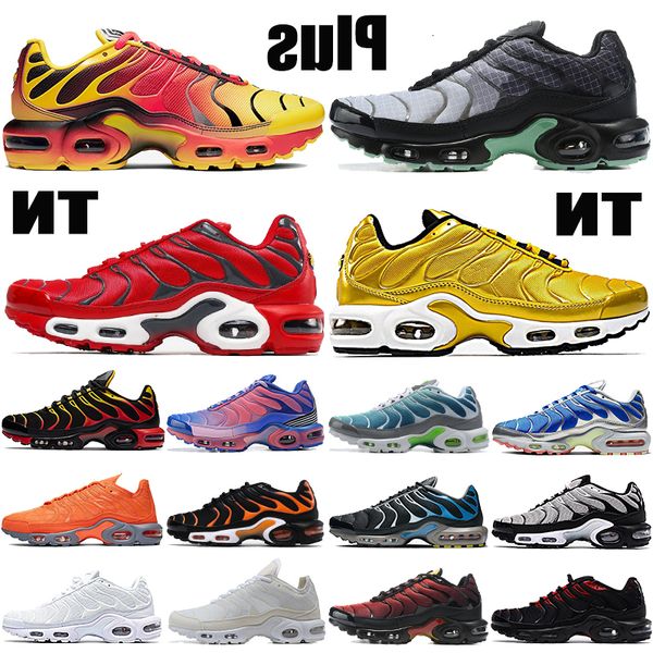 new og plus tn mens running shoes gs chrome yellow metallic gold university red triple black white men women trainers sneakers
new og plus tn mens running shoes gs chrome yellow metallic gold university red triple black white men women trainers sneakers