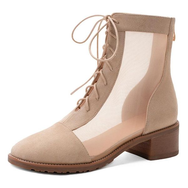coolulu spring ankle boots women kid suede zipper block heel short boots real leather autumn square toe shoes female size 33-43, Black
coolulu spring ankle boots women kid suede zipper block heel short boots real leather autumn square toe shoes female size 33-43, Black