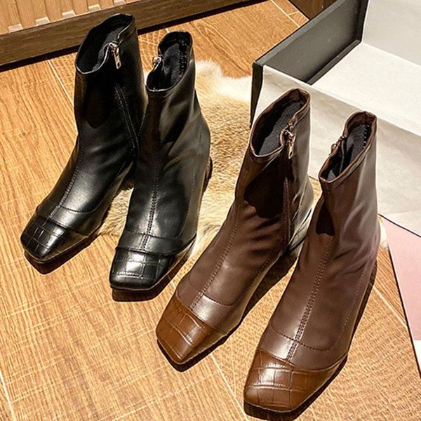 crocodile pattern riding boots women microfiber short botas mujer med heels shoes british alligator square toe zipper boots 2020, Black
crocodile pattern riding boots women microfiber short botas mujer med heels shoes british alligator square toe zipper boots 2020, Black