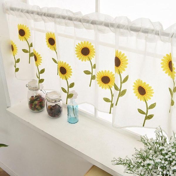 new half curtain short panel drapes valance daisy embroidery short curtain pastoral shade kitchen curtains1
new half curtain short panel drapes valance daisy embroidery short curtain pastoral shade kitchen curtains1