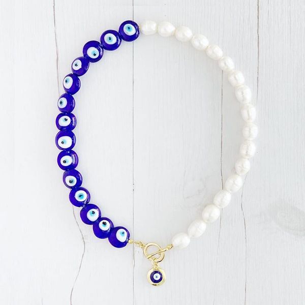 chokers boho collares punk goth geometric natural baroque pearl glass blue evil eye beaded necklace fashion pendant women jewelry, Golden;silver
chokers boho collares punk goth geometric natural baroque pearl glass blue evil eye beaded necklace fashion pendant women jewelry, Golden;silver