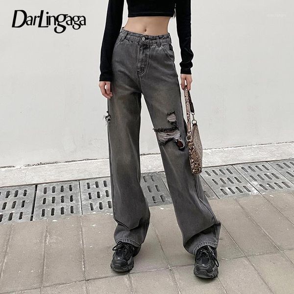 darlingaga streetwear ripped hole straight high waist jeans women casual boyfriend denim pants long trousers baggy jeans bottoms1, Blue
darlingaga streetwear ripped hole straight high waist jeans women casual boyfriend denim pants long trousers baggy jeans bottoms1, Blue