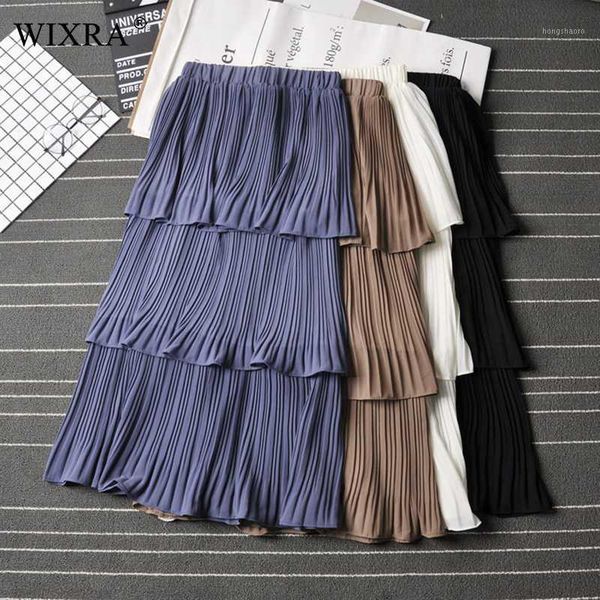 wixra 2020 new spring summer ruffles pleated skirts high waist solid sweet elegant mid-calf skirt streetwear for ladies1, Black
wixra 2020 new spring summer ruffles pleated skirts high waist solid sweet elegant mid-calf skirt streetwear for ladies1, Black