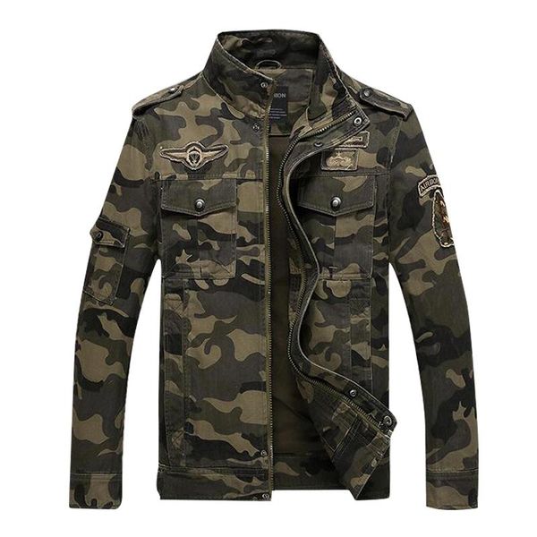 men's jackets 2021 male spring autumn army -style jacket camouflage tactical casual fashion bomber, Black;brown
men's jackets 2021 male spring autumn army -style jacket camouflage tactical casual fashion bomber, Black;brown