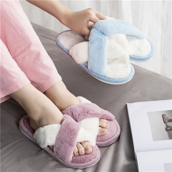 kushyshoo winter women home slippers with faux fur fashion warm shoes woman slip on flats female slides blue pink 201215, Black
kushyshoo winter women home slippers with faux fur fashion warm shoes woman slip on flats female slides blue pink 201215, Black