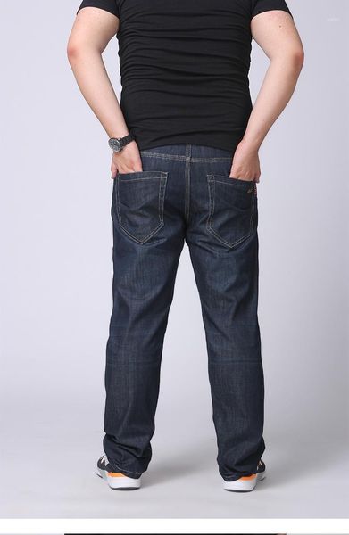 2018 spring autumn man classical middle-aged denim jeans casual middle waist loose long pants male solid straight casual 30-481, Blue
2018 spring autumn man classical middle-aged denim jeans casual middle waist loose long pants male solid straight casual 30-481, Blue