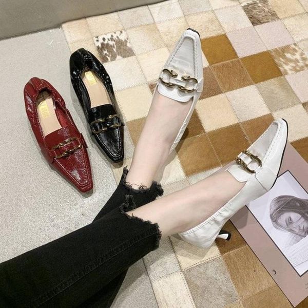 women's shoes slippers wear 2020 spring new square toe fashion metal buckle muller shoes stiletto heels, Black
women's shoes slippers wear 2020 spring new square toe fashion metal buckle muller shoes stiletto heels, Black