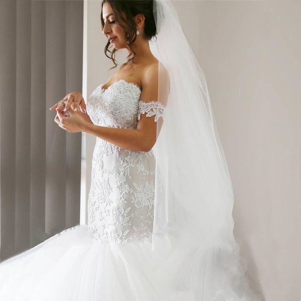 2021 new elegant darling mermaid ribbon wedding gowns lace to tulle skirt mariage dresses 8wpz, White
2021 new elegant darling mermaid ribbon wedding gowns lace to tulle skirt mariage dresses 8wpz, White