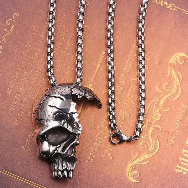 доминеринг ретро личностный череп головы кулон ожерелье мужская мода рок половина лица череп головы кулон ювелирные изделия подарок оптом sq, Bronze;silver
доминеринг ретро личностный череп головы кулон ожерелье мужская мода рок половина лица череп головы кулон ювелирные изделия подарок оптом sq, Bronze;silver