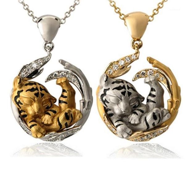 trendy retro fashion popular exaggerated tiger domineering animal necklace banquet holiday accessories gift wholesale1, Silver
trendy retro fashion popular exaggerated tiger domineering animal necklace banquet holiday accessories gift wholesale1, Silver
