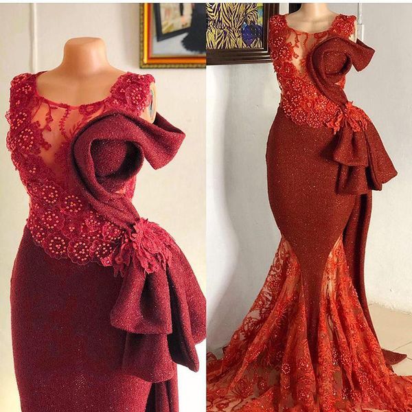 real image burgundy mermaid prom dresses ruffles beads appliqued lace evening dresses sweep train custom made lumbar formal red carpet dress, Black;red
real image burgundy mermaid prom dresses ruffles beads appliqued lace evening dresses sweep train custom made lumbar formal red carpet dress, Black;red