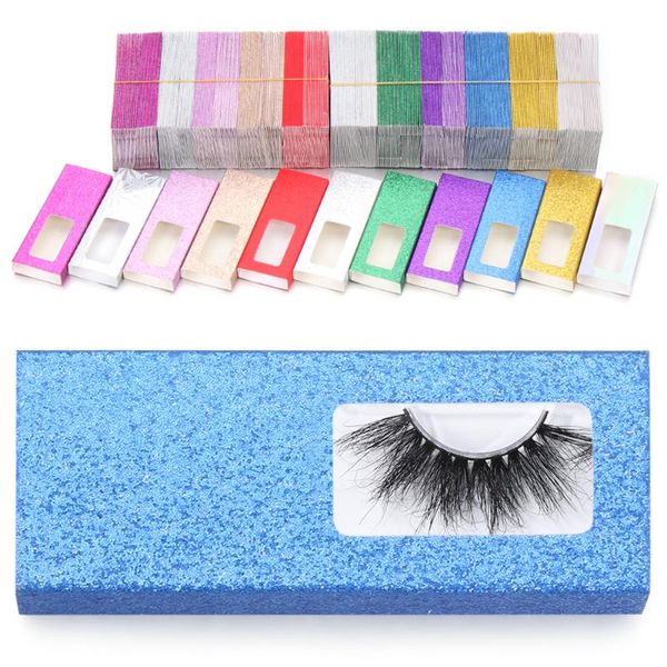 25pcs/set glitter sequined empty false eyelash case lashes packing box makeup eyelashes storage container box cosmetic accessory
25pcs/set glitter sequined empty false eyelash case lashes packing box makeup eyelashes storage container box cosmetic accessory
