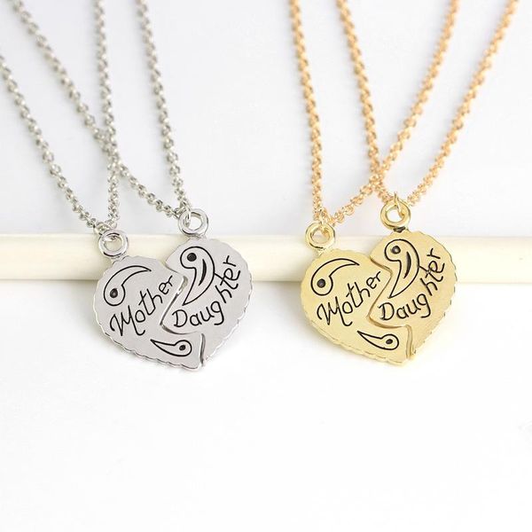 pendant necklaces 2021 split heart mother&daughter letter forever 2 parts necklace puzzle combination girlfriends pendants, Silver
pendant necklaces 2021 split heart mother&daughter letter forever 2 parts necklace puzzle combination girlfriends pendants, Silver