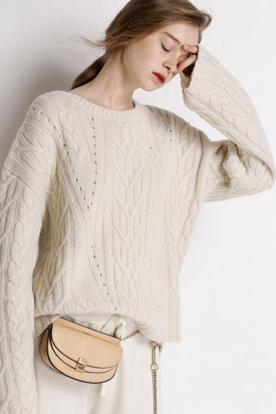 2021 new women the-neck loose winter sweaters fashion long female pullovers 3 cashmere colors and wool mixed jumpers hxgv, White;black
2021 new women the-neck loose winter sweaters fashion long female pullovers 3 cashmere colors and wool mixed jumpers hxgv, White;black