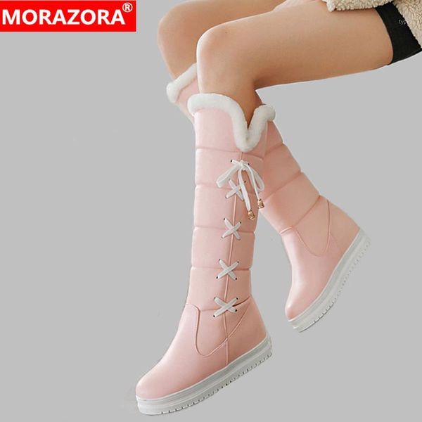 boots morazora 2021 arrive fashion round toe platform women winter keep warm solid knee high big size 34-431, Black
boots morazora 2021 arrive fashion round toe platform women winter keep warm solid knee high big size 34-431, Black
