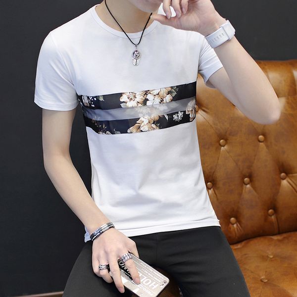 summer short sleeve t-shirt korean self-cultivation men's wear printing o neck t shirt men man streetwear slim fit kg-544, White;black
summer short sleeve t-shirt korean self-cultivation men's wear printing o neck t shirt men man streetwear slim fit kg-544, White;black