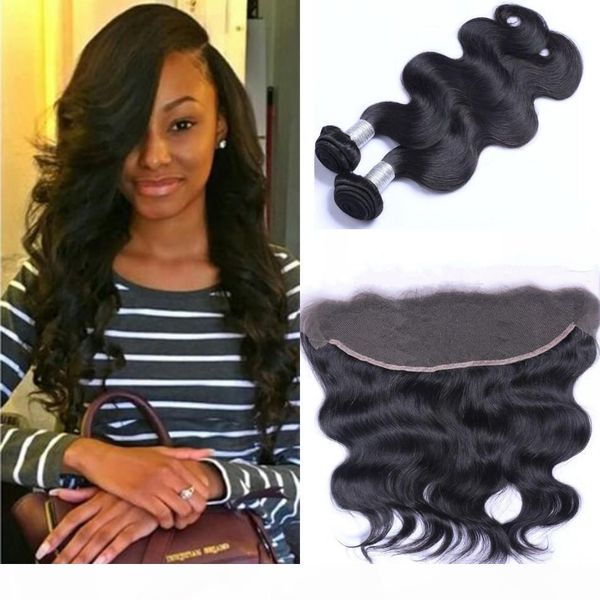 brazilian virgin human hair 2 bundles with frontal body wave hair extensions with frontal closure with baby hair, Black;brown
brazilian virgin human hair 2 bundles with frontal body wave hair extensions with frontal closure with baby hair, Black;brown
