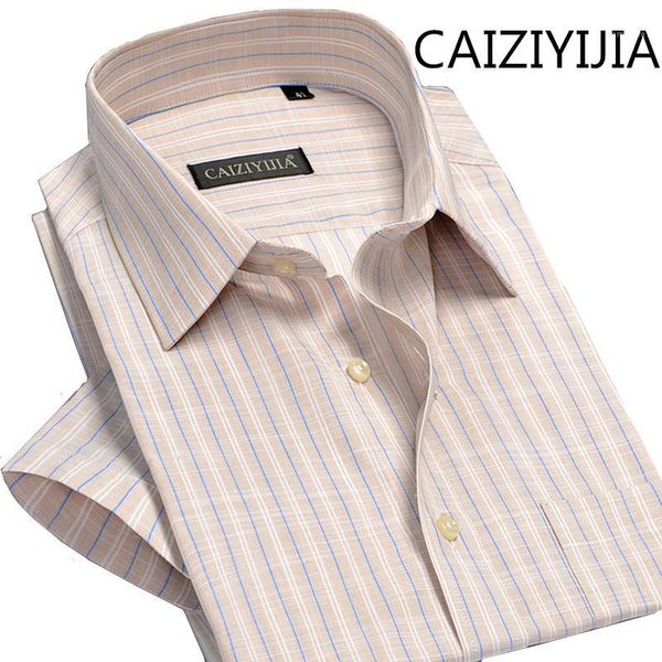 caiziyijia 2020 summer men silm fit striped short sleeve shirt fashion cotton camisas silm masculina1, White;black
caiziyijia 2020 summer men silm fit striped short sleeve shirt fashion cotton camisas silm masculina1, White;black
