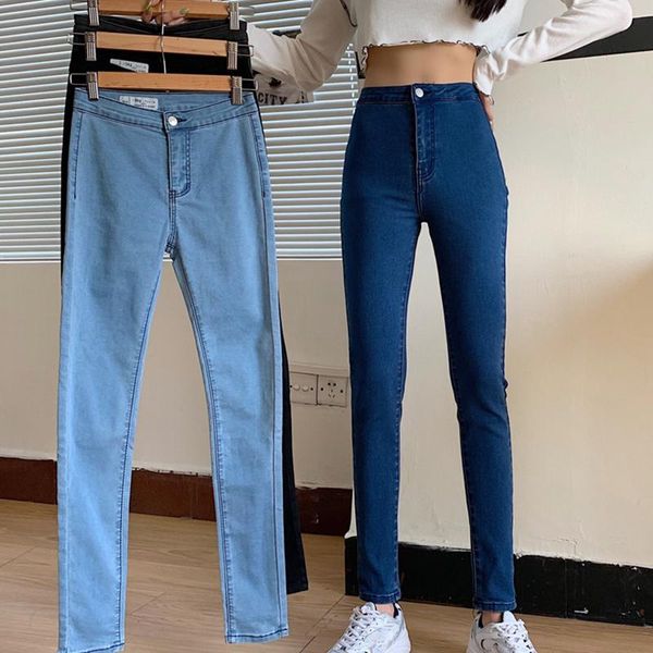 women's pants & capris ljsxls korean denim pencil boyfriends high waist woman 2021 autumn casual women ankle-length great elasticity je, Black;white
women's pants & capris ljsxls korean denim pencil boyfriends high waist woman 2021 autumn casual women ankle-length great elasticity je, Black;white