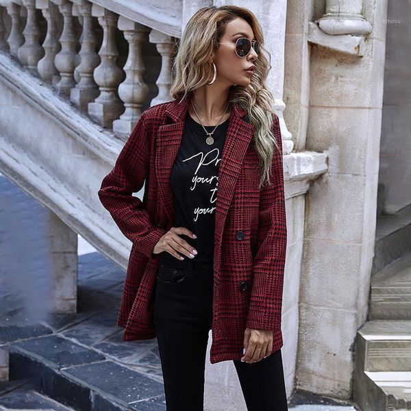2020 new autumn winter suit jacket women fashion houndstooth slim business overcoat all-match elegant ladies blazer cozy1, White;black
2020 new autumn winter suit jacket women fashion houndstooth slim business overcoat all-match elegant ladies blazer cozy1, White;black