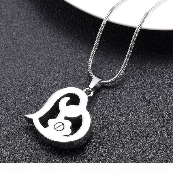 ijd10031 dog cat paw print cremation for pet always in my heart stainless steel memorial urn necklace hold ashes keepsake jewelry, Silver
ijd10031 dog cat paw print cremation for pet always in my heart stainless steel memorial urn necklace hold ashes keepsake jewelry, Silver