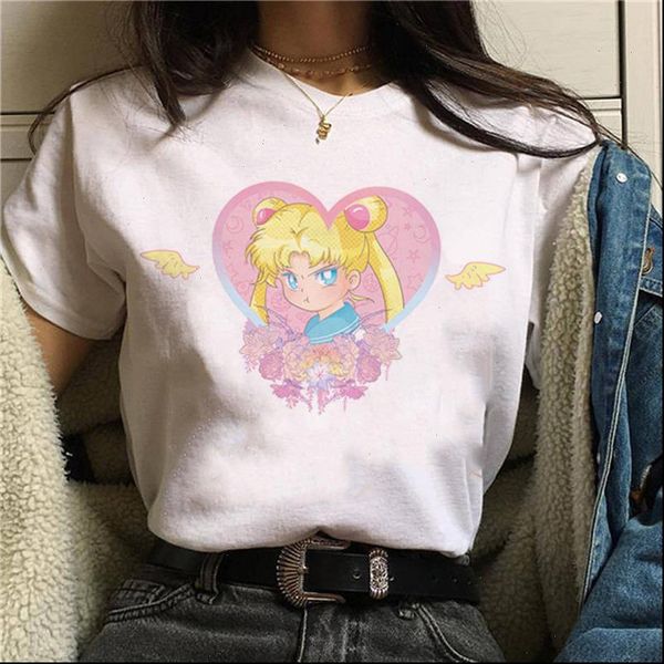 new korean sailor moon women t shirt fashion print vintage tshirt funny t shirt harajuku summer kawaii tee shirt femme, White
new korean sailor moon women t shirt fashion print vintage tshirt funny t shirt harajuku summer kawaii tee shirt femme, White