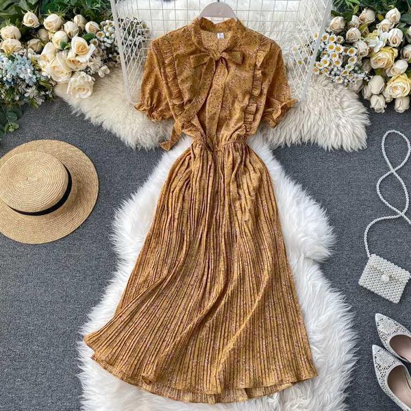 2020 spring summer women dresses ruffles bow tie vintage elegant dress short sleeve slim floral print chiffon midi dress women1, Black;gray
2020 spring summer women dresses ruffles bow tie vintage elegant dress short sleeve slim floral print chiffon midi dress women1, Black;gray