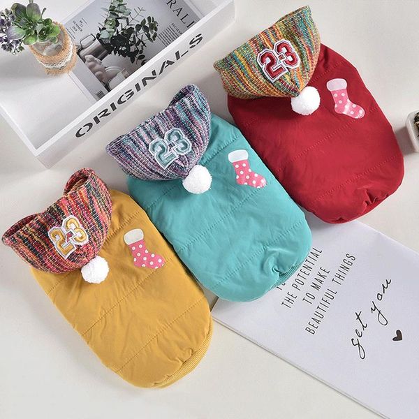 dog apparel winter warm christmas socks back pet clothes soft cotton hoodies with knitted hat jacket for small dogs chihuahua coat 30e
dog apparel winter warm christmas socks back pet clothes soft cotton hoodies with knitted hat jacket for small dogs chihuahua coat 30e