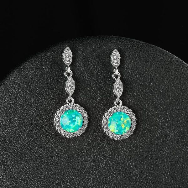 white blue green opal round stone drop earrings for women wedding jewelry vintage fashion rose gold/silver color dangle earrings
white blue green opal round stone drop earrings for women wedding jewelry vintage fashion rose gold/silver color dangle earrings