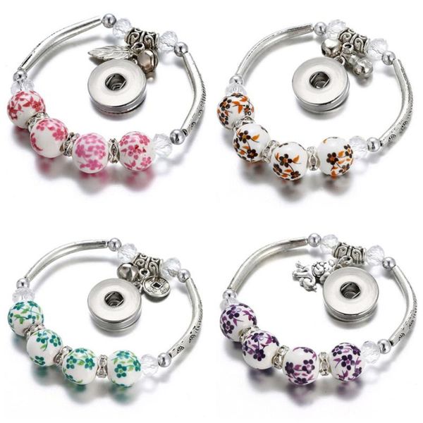 charm bracelets sg0067 vintage ceramics beads trendy snap bangle resilient fit 18mm button jewelry wholesale, Golden;silver
charm bracelets sg0067 vintage ceramics beads trendy snap bangle resilient fit 18mm button jewelry wholesale, Golden;silver