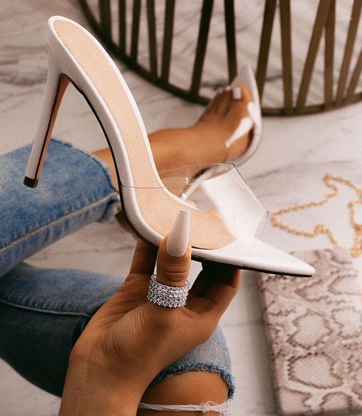 sandals pointed peep toe women's transparent stiletto high heels white clear sondr woman slippers plus size 35-42 women shoes1, Black
sandals pointed peep toe women's transparent stiletto high heels white clear sondr woman slippers plus size 35-42 women shoes1, Black