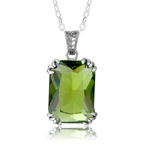handmade peridot stone solitaire pendants genuine 925 sterling silver jewelry wedding pendant for women factory wholesale, Black
handmade peridot stone solitaire pendants genuine 925 sterling silver jewelry wedding pendant for women factory wholesale, Black