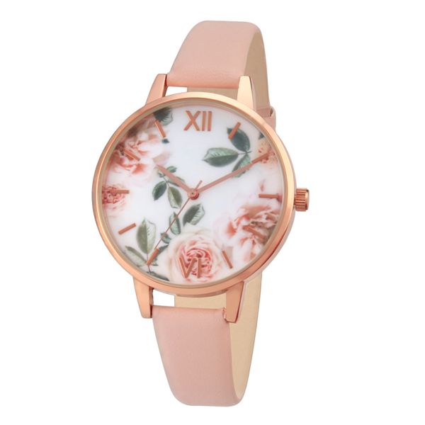women watch gift for ladies rose flower dial pink strap fashion design wedding gift relogios femininos 201116, Slivery;brown
women watch gift for ladies rose flower dial pink strap fashion design wedding gift relogios femininos 201116, Slivery;brown