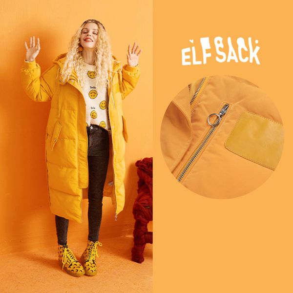 elfsack pink solid leather patchwork hooded down coat women 2020 winter warm korean style office ladies daily outwear clothing c1204, Black
elfsack pink solid leather patchwork hooded down coat women 2020 winter warm korean style office ladies daily outwear clothing c1204, Black