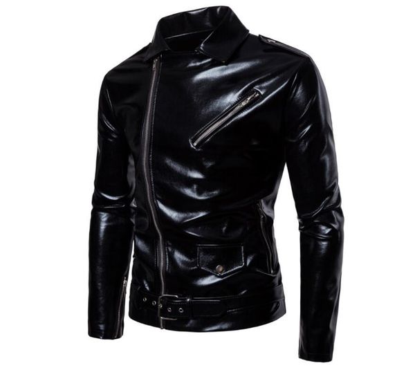 men's fur & faux bright leather wear 2021 men autumn winter vintage motorcycle jackets outwears multi zipper jacket coat, Black
men's fur & faux bright leather wear 2021 men autumn winter vintage motorcycle jackets outwears multi zipper jacket coat, Black