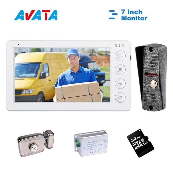 video door phone intercoms for the apartment night vision device ir doorbell 7 inch monitor with electronic lock power supply
video door phone intercoms for the apartment night vision device ir doorbell 7 inch monitor with electronic lock power supply