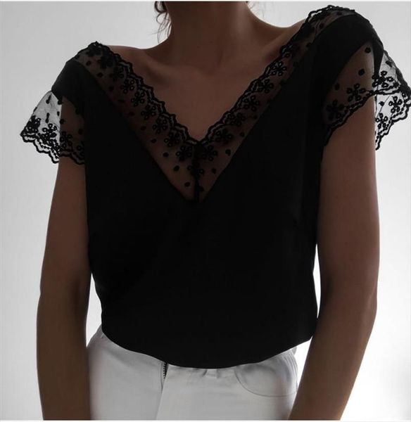 womens casual short sleeve lace and blouses elegant ladies summer v neck harajuku blouse white ladies blusa feminina
womens casual short sleeve lace and blouses elegant ladies summer v neck harajuku blouse white ladies blusa feminina