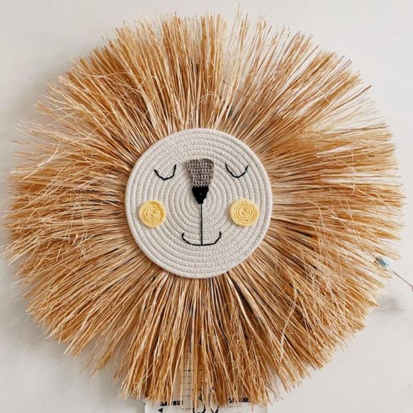 decorative objects & figurines ins nordic hand woven cartoon lion hanging decorations cotton thread weaving animal head ornament children ro
decorative objects & figurines ins nordic hand woven cartoon lion hanging decorations cotton thread weaving animal head ornament children ro