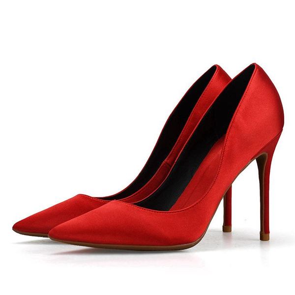 dress shoes big size 34-46 2021 fashion high heels women thin heel classic red silk prom wedding j0019, Black
dress shoes big size 34-46 2021 fashion high heels women thin heel classic red silk prom wedding j0019, Black