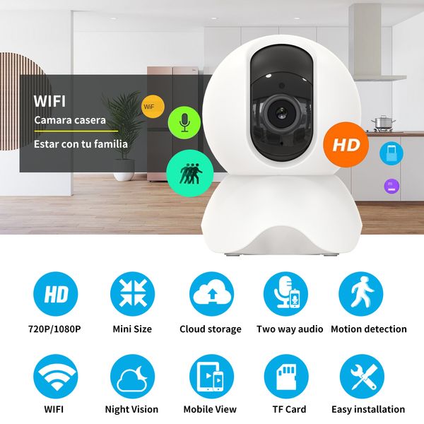 2mp 3mp smart home ip camera 1080p hd infrared night vision video surveillance wireless wifi videcam security mini cameras
2mp 3mp smart home ip camera 1080p hd infrared night vision video surveillance wireless wifi videcam security mini cameras