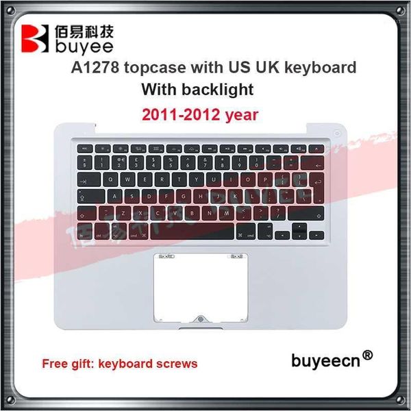new original palmrest for pro a1278 ase us uk keyboard with backlight 13" case cover 2011 2012 mb990 mc374 mc7001
new original palmrest for pro a1278 ase us uk keyboard with backlight 13" case cover 2011 2012 mb990 mc374 mc7001