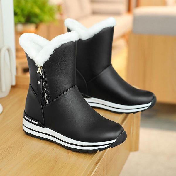 ankle women boots 22-26cm thick snow boots ankle for women winter outdoor warm shoes for1, Black
ankle women boots 22-26cm thick snow boots ankle for women winter outdoor warm shoes for1, Black
