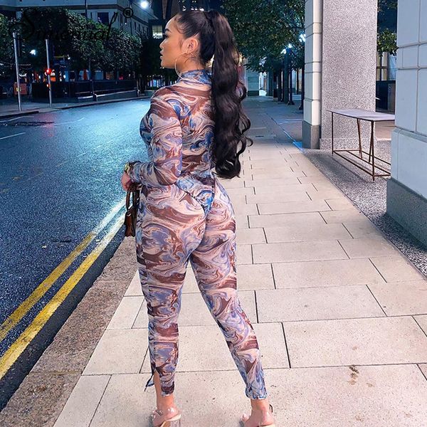 simenual sheer transparent mesh matching sets long sleeve women skinny party bodysuit and leggings two piece outfits c0122, Gray
simenual sheer transparent mesh matching sets long sleeve women skinny party bodysuit and leggings two piece outfits c0122, Gray