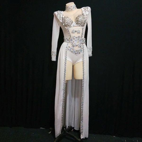stage wear silver rhinestones white dance outfit bodysuit long tail costume dancer show birthday evening prom leotard dt1622, Black;red
stage wear silver rhinestones white dance outfit bodysuit long tail costume dancer show birthday evening prom leotard dt1622, Black;red