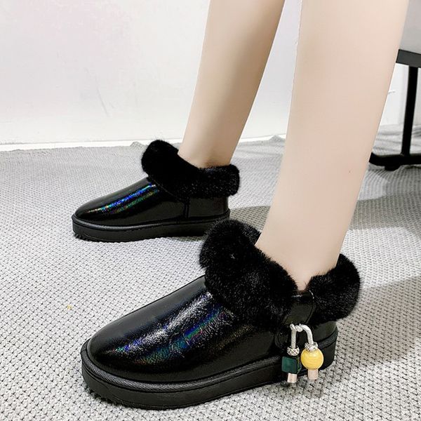 fashions beading skin snowboots women plutonium leather heel ankle woman winter boots short stuffed platform shoes mujer, Black
fashions beading skin snowboots women plutonium leather heel ankle woman winter boots short stuffed platform shoes mujer, Black