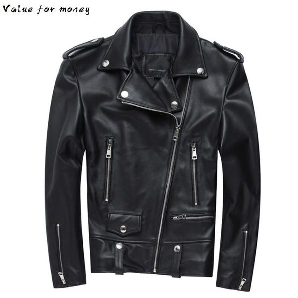 sheepskin 2020 motorcycle genuine leather jacket mens plus size s-4xl lapel moto biker jacket zipper black short leather coats
sheepskin 2020 motorcycle genuine leather jacket mens plus size s-4xl lapel moto biker jacket zipper black short leather coats